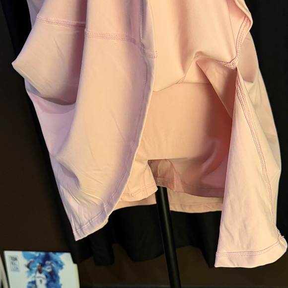 Women's Pink Sleeveless Dress - Picture 7 of 11